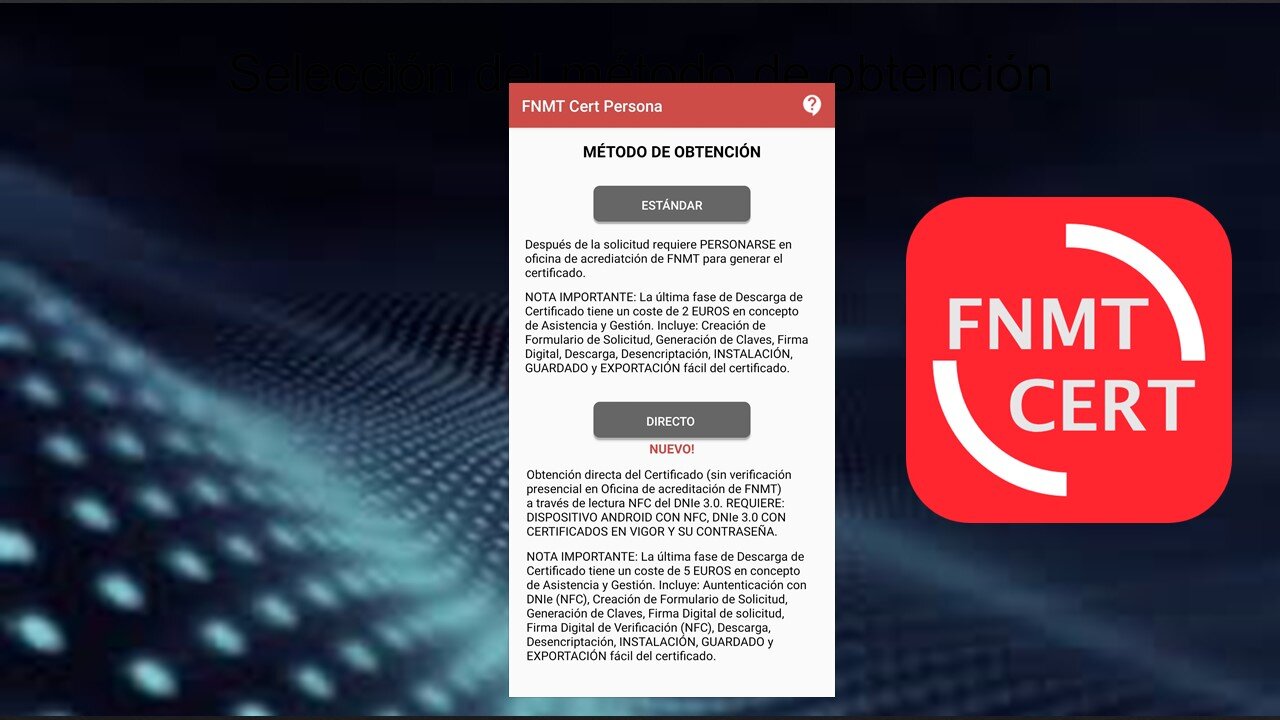 manual cert digital app tu certificado fnmt con dnie desde el móvil